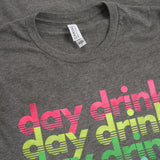 COACH MEETING HOUSE OFFICIAL "DAY DRINK" GREY GRADIENT TEE SHIRT