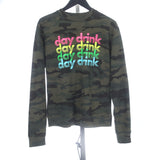 COACH MEETING HOUSE OFFICIAL "DAY DRINK" GRADIENT CAMOUFLAGE L/S TEE SHIRT