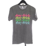COACH MEETING HOUSE OFFICIAL "DAY DRINK" GREY GRADIENT TEE SHIRT
